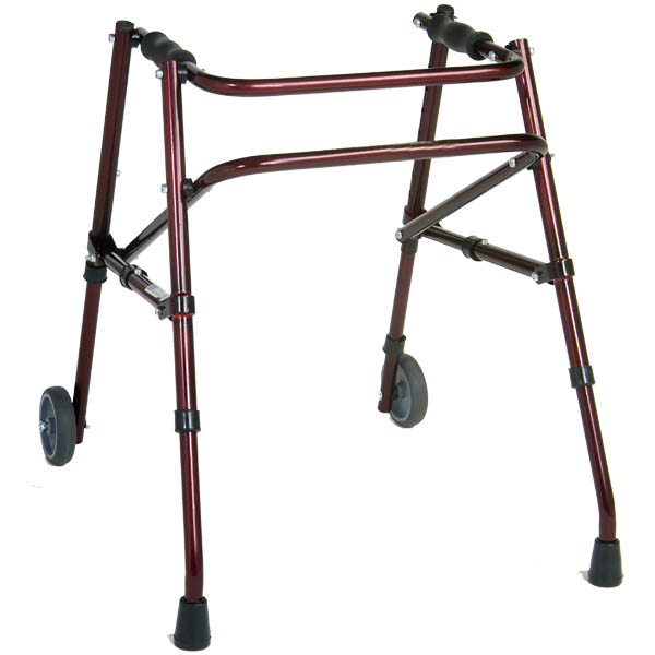 Tekerlekli ters walker - pediatrik - çocuk için (Demir)