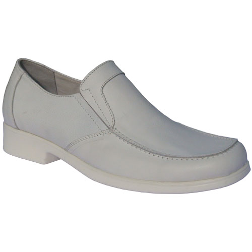 Lastikli Bay Klasik Beyaz Ayakkabı