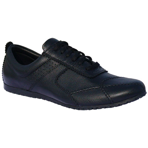 Saraçlı Siyah Bağcıklı Unisex Spor Ayakkabı